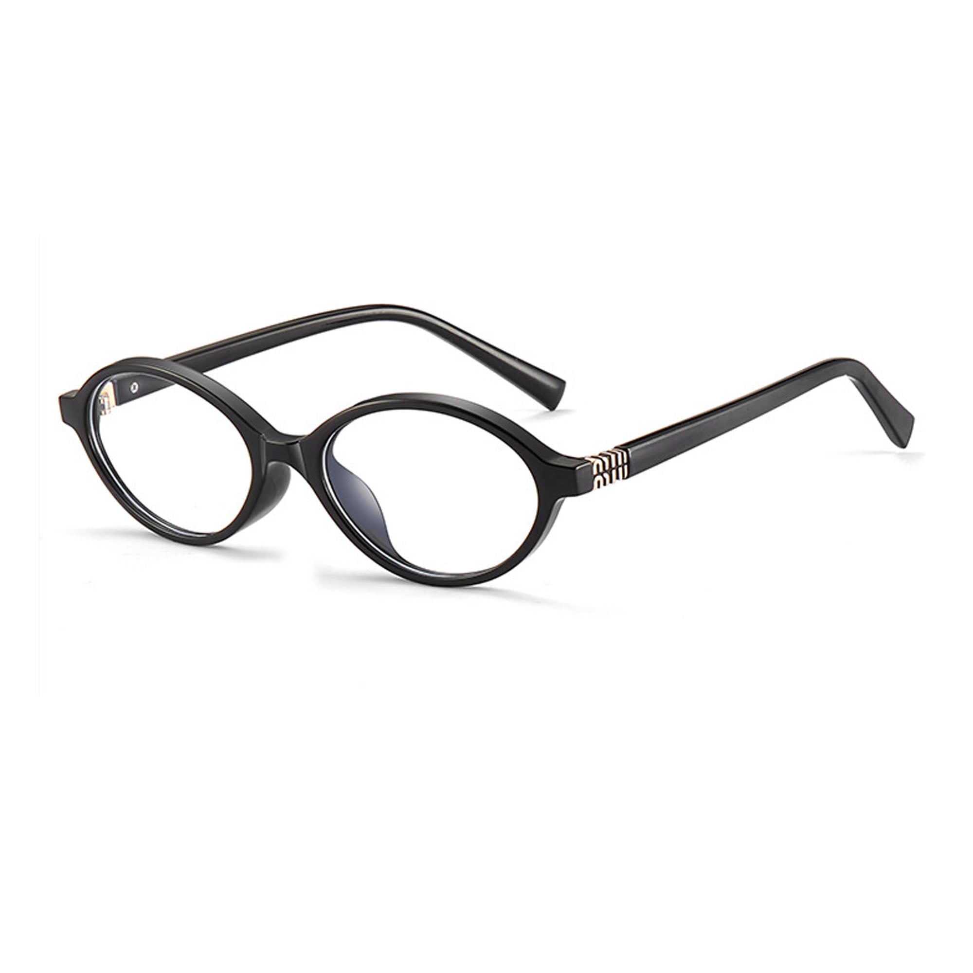 Oval shape frame glasses best sale