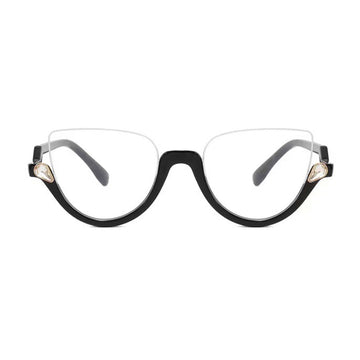 Half Rim Fashion Cat Eye Glasses for Women VK2059