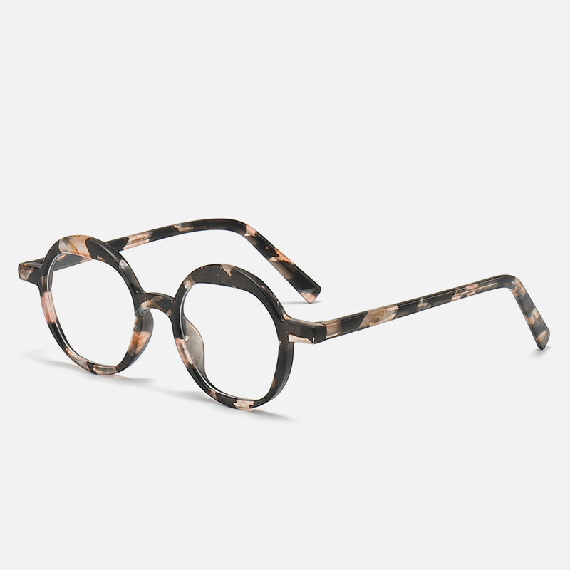 Floral Round Eyeglass Frames with Prescription Lenses for Women VK2070