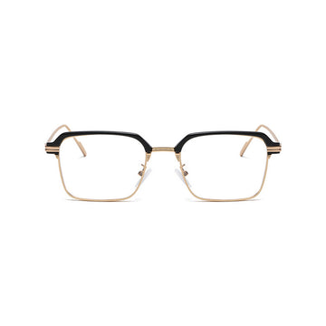 Men's Business Browline Glasses with Prescription Lenses VK2080