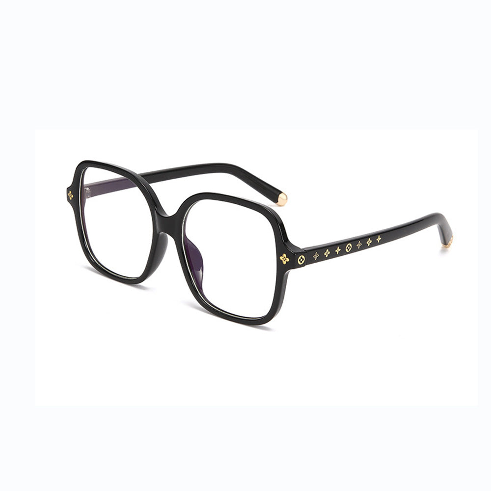Oversize Women's Stylish Anti-Blue Light Square Glasses VK2082