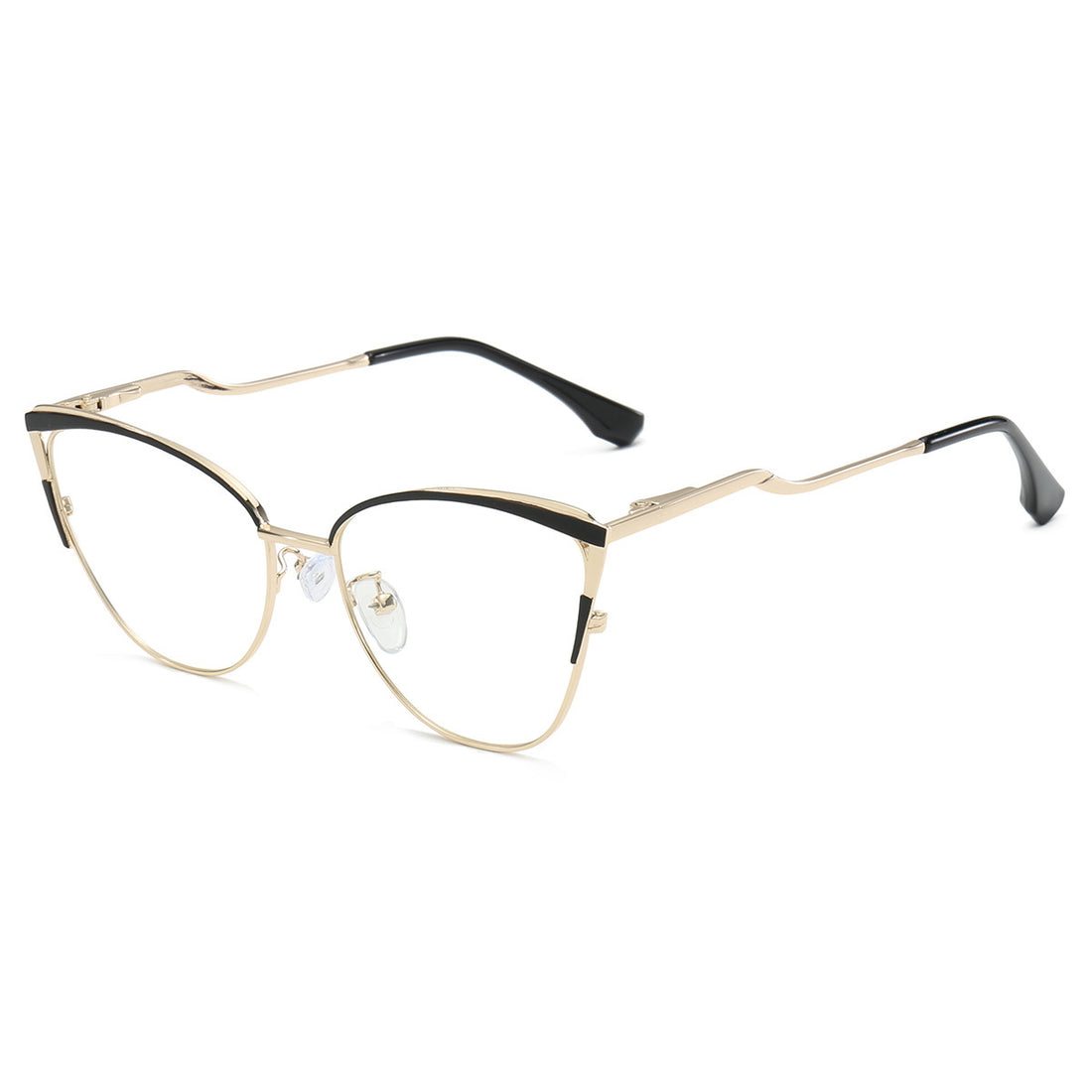 Metal Cat-Eye Reading Glasses Anti-Blue Light VK2091