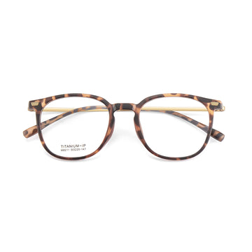 Chic Round Frame with Prescription Lenses Computer Glasses VK2126