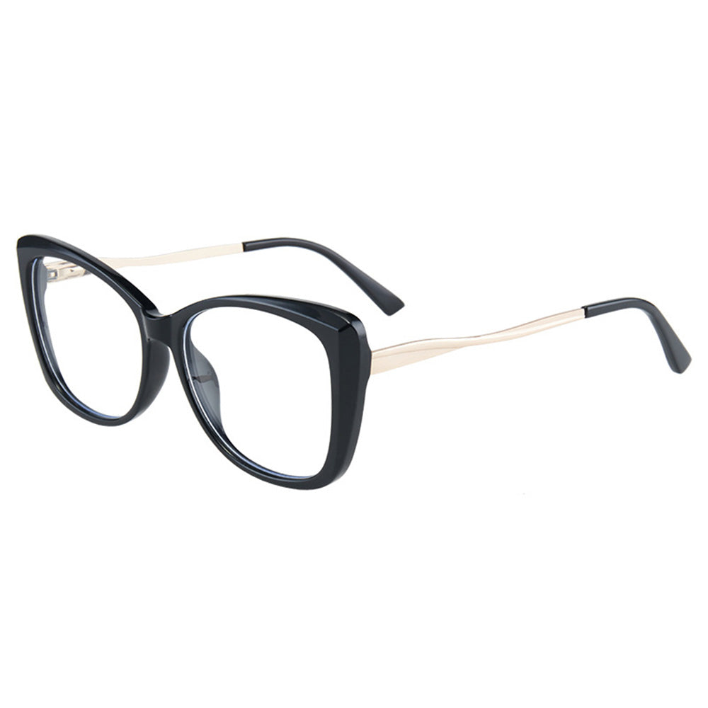 Cat Eye Glasses Frame Blue Light Blocking Eyewear for Women VK2133