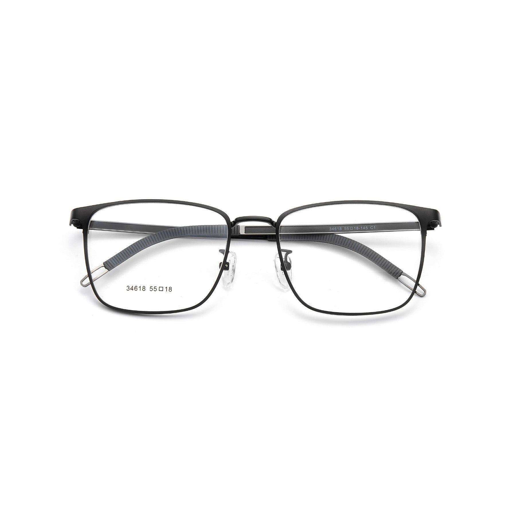 Men's Business Glasses Silicone Non-Slip Temples VK2176